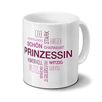 Personalisiert: Tasse Mit Namen Petra & Positiven Eigenschaften, 325 Ml, Spülmaschinenfest