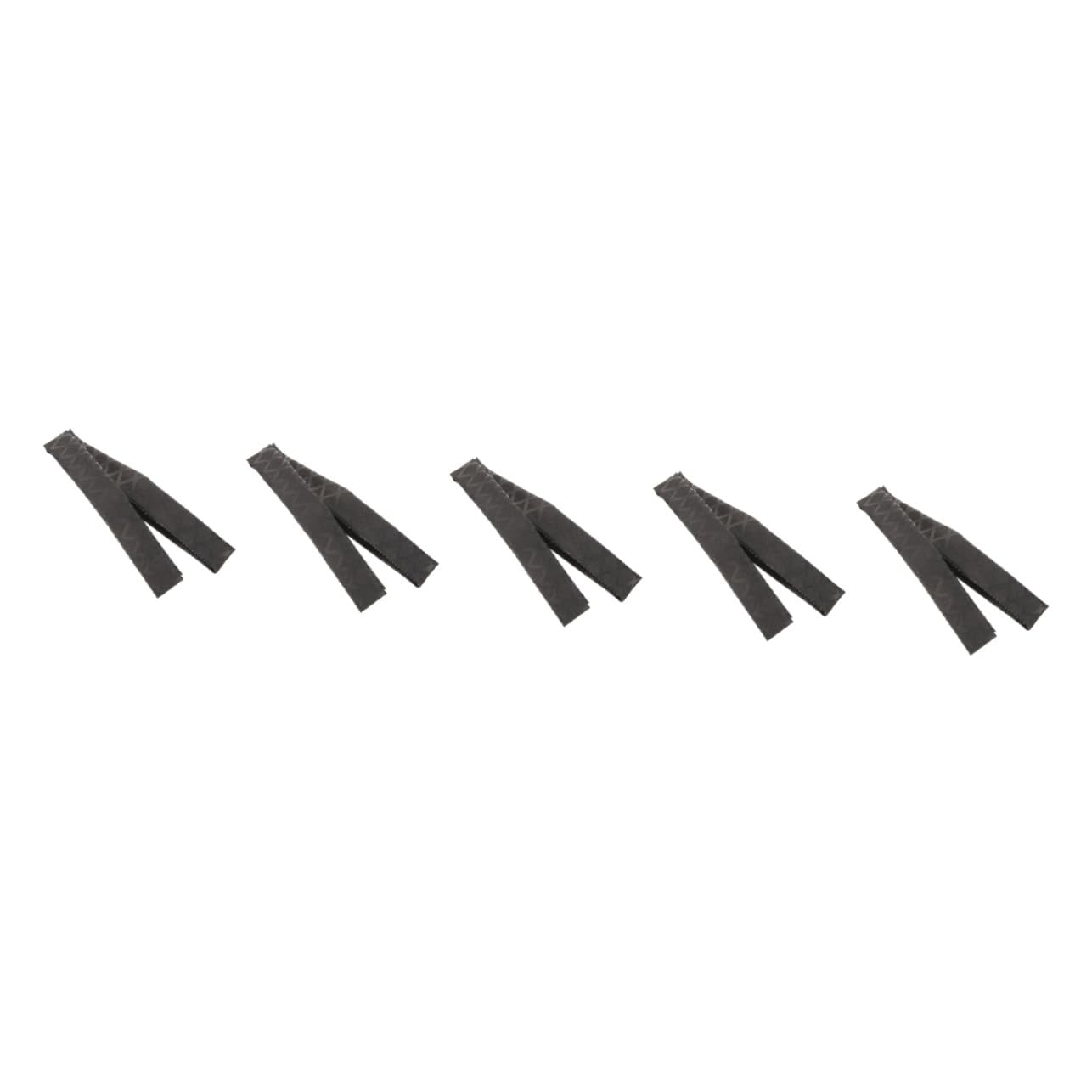 UPKOCH Cintura di avvolgimento dell'asta di Pesca Calore Manica Marino Presa Maniglia Tubazione Tubi termoretraibili elettrici corredo Elettrico PVC Gomma Nero