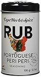 Cape Herb & Spice - Portuguese Peri-Peri Rub, No MSG, No Artificial Flavouring, Non-GMO, Halal, Vegan, 100g