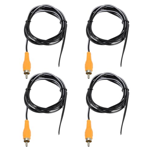Cable de subwoofer RCA de 5 pies MECCANIXITY y cable de altavoz de audio video extremo abierto