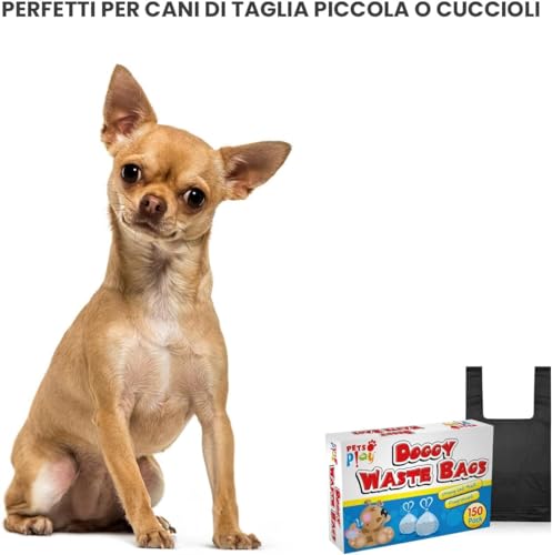 Avilia Unverzichtbar für saubere Spaziergänge – Set mit 150 duftenden Beuteln für Hundebedürfnisse – Beutel für Hunde