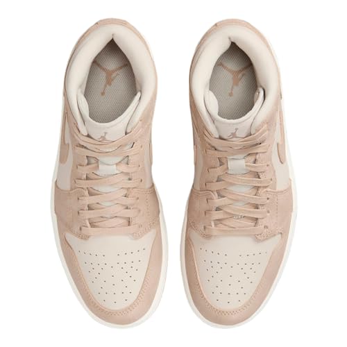 Nike Air Jordan 1 Mid Feminino, Legened marrom claro, 7.5
