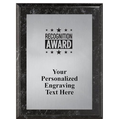 Crown Awards Corporate Employee Recognition Plaques - 8 x 10 Recognition Award Etched Recognition Trophy Plaque Award Prime