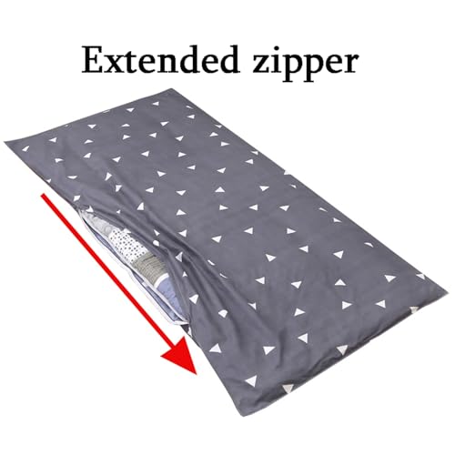 Miniatura 7 de Fundas De Colchón De Suelo Futon,Funda De Colchón De Futón Japonés,100 Algodón Funda De Colchón Futón Con Cremallera Suave Extraíble Protector De Colchón Cubierta De Polvo Color:A,Size:80x19