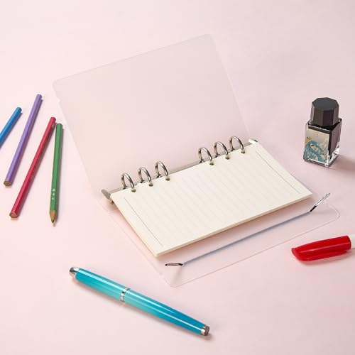 A6 Nachfüllblätter Liniert 135 Blatt - 100g/m² Papier für 6-Ring Ringbuch, 171x94mm - Kraftpapier Ordner Zubehör, Notizbuch Nachfüllblätter, Bürozubehör Schreiblöschpapier