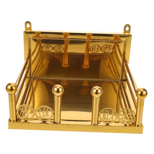 Étagère murale acier inoxydable pour statue bouddha et guanyin - 2