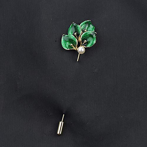Canjoyn Elegent Calla Lily Flower Enamel Lapel Pins Brooch Crystal Floral Stick Pin Suit Cardigan Scarf Tie Pins Wedding Bridal Jewelry thumb #4