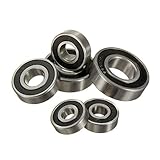 2pcs Groove Bearing, Type 620 2RS, Mainly Used for 3D Printer Parts, Orbital Linear Motion Systems, Industrial Automation Equipment, Etc