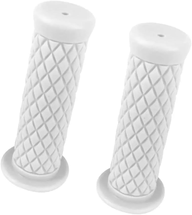 Non-Slip Handlebar Grip Covers 2-4pack 2 Pieces Motorcycle Retro Handle Bar Handlebar Grips White for CB400