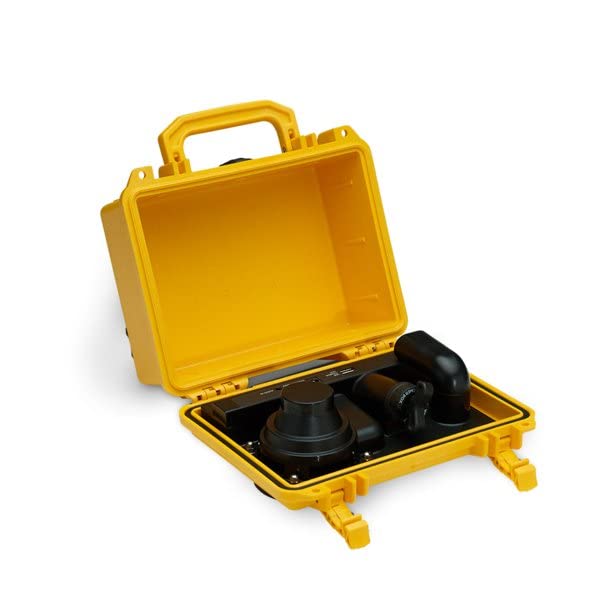 DemerBox: Waterproof, Portable, and Rugged Outdoor Bluetooth Speakers. Loud Sound + Deep Bass, 40+ hr Battery Life, Dry Box + USB Charging, Multi-Pairing Party Mode (Paniman Yellow, DB1)