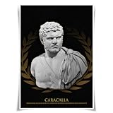 Lrajan&Daucus Colección de retratos de busto del emperador romano – Imperador de la antigua Roma A3, póster de tela, arte de pared para decoración del hogar (22 caracallas)
