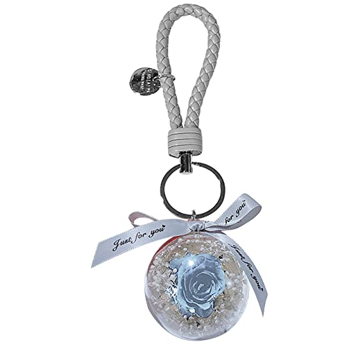 Jhemaoi プリザーブドフラワー キーホルダー 枯れない花 女性 女友達 彼女 母 かわいい 贈り物 バレンタイン 記念日 誕生日 人気 結婚祝い 引越し祝い 母の日 プレゼント クリスマス 入学 卒業 ギフト