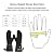 Heated Glove Liners Men Women,Rechargeable Battery Heated Motorcycle Ski Snow Warmer Gloves (M/L)
