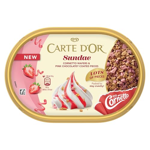 Carte Dor Sundae Strawberry Ice Cream Tub 750ml