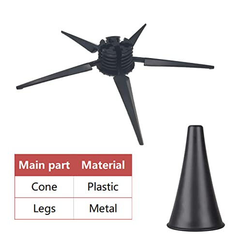 Cheerock Portable Clarinet Stand Holder, Metal Folding Clarinet Stand, 5-Leg Stable Support Clarinet Rest, Clarinet Accessories #TOP3