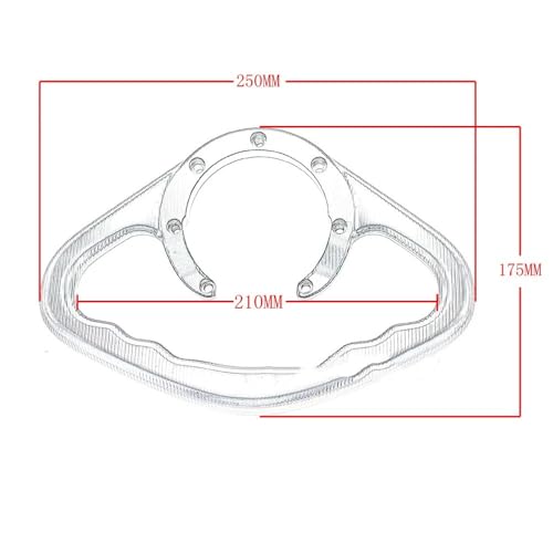 Barra de agarre para CBR600RR 2003-2013 de aluminio robusto 6