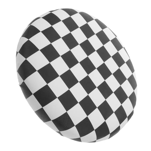 Toyvian Round Bar Stool Seat Replacement PU Leather Cushion Thickened Soft Cover for Kitchen Counter to Clean and Install Comfortable Upholstered Pad for Home and Bar Seating