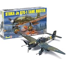 Revell Stuka Ju 87G- 1 مجموعة أدوات بلاستيكية منفضة الخزانات