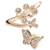 Ipetboom Anillos Decorativos para Correa de Reloj con Tachuelas de Silicona Dorada, Dijes de Joyería para Pulsera, Accesorios DIY para Relojes Inteligentes, Charm Elegante para Mujer, Uso