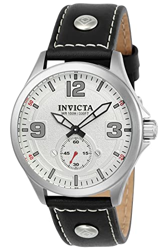 Invicta 22527 Aviator Montre Homme acier inoxydable Quartz Cadran blanc
