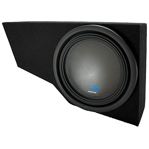 American Sound Connection Alpine Type S Bundle Compatible with 2002-09 Chevy Trailblazer S-W12D4 Single 12