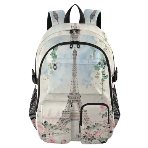Mochila de viaje para laptop con compartimento acolchado y gran capacidad de 44.5 cm oficina