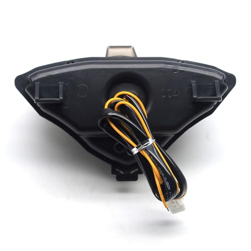 Image of MZS Motorcycle Tail Light LED Turn Signal Integrated for YZF R1 2004-2006 | Rear Blinker Running Taillight Assembly, Stop Brake Light, Waterproof Dustproof Smoke Lens, Amber Red Dual Color Lamp