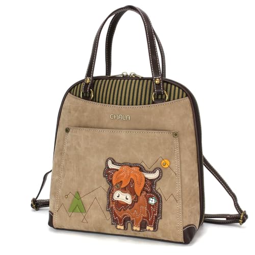 Image of CHALA Convertible Backpack Purse - Women Convertible Shoulder Purse with Adjustable Strap