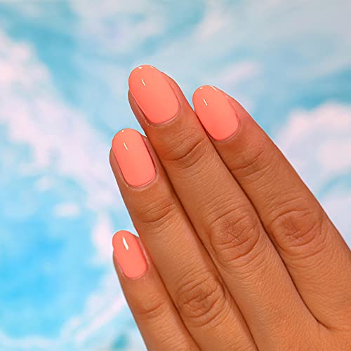 Image of ILNP Sunny Days - Radiant Neon Peach Cream Nail Polish