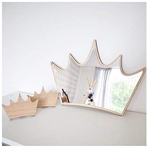 Kid Bedroom Nursery Decoration Shatterproof Acrylic Mirror Garden Wall Art Decor (Crown) Cover