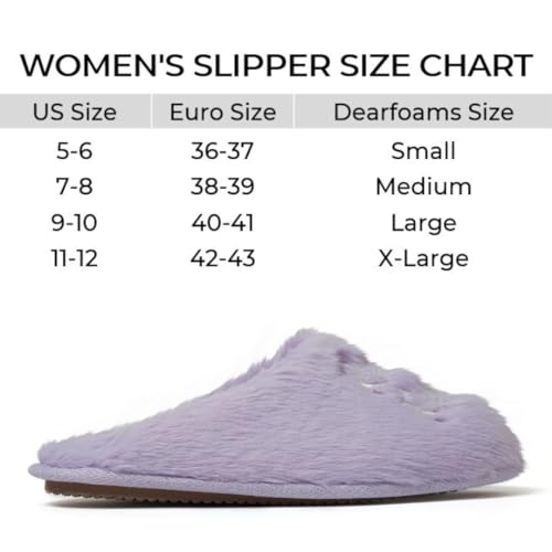 Dearfoams Women's Gifts for Mom Fluffy Cute Scuff Slipper2