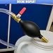 GAOLAOSY Gasoline Siphon Hose Pump, Manual Fuel Transfer Pump with 6.5FT PVC Gas Siphon Hose & Rubber Ball, Portable Hand Sucker Pump for Water Gasoline Oil Petrol Diesel Exchange (10MM)