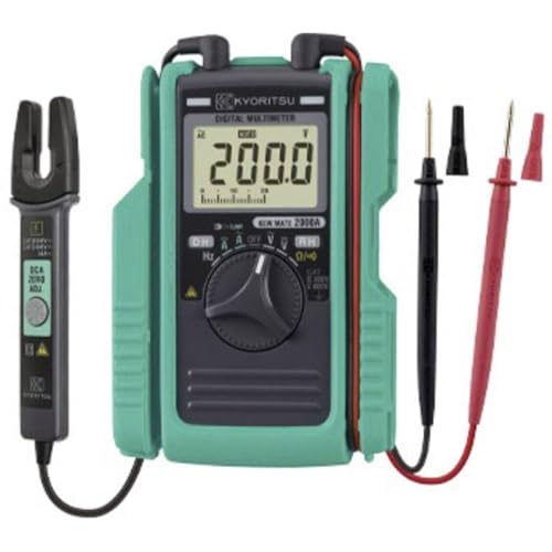 Multimetro, Pinza Amperometrica Kyoritsu Kew Mate 2000 A Digitale Cat Iii 300 V, Cat Ii 600 V Display (Numero Di P
