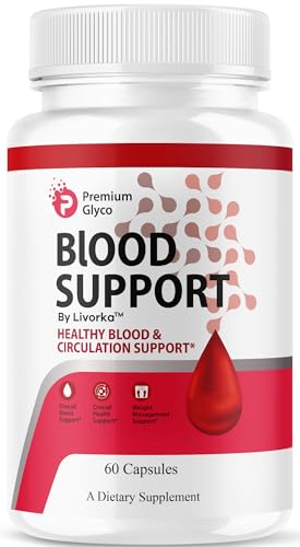 Premium Glyco Capsules - Official PremiumGlyco Advanced Blood Support, Natural Premium Glycol Pills Maximum Strength Health & Wellness Multivitamin Supplement, 60 Capsules for 1 Month