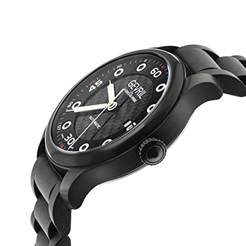 Gevril Men's Automatic Watch from The Canal St. Collection, Stainless Steel case, Rubber Strap2