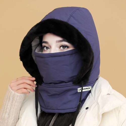 Balaclava para Hombre, Máscara Facial 3 en 1 con Gorro y Pañuelo, Protección Invernal para Esquí, Snowboard, Ciclismo y Senderismo miniatura 7