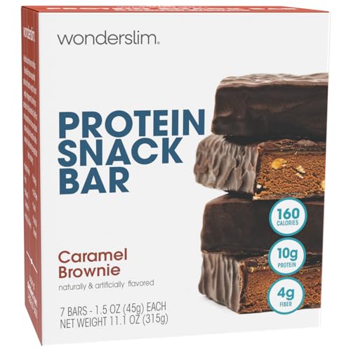 WonderSlim Protein Snack Bar, Caramel Brownie Nut, (7ct)
