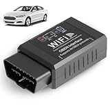 OBD2 WiFi ELM327 Computer per Diagnosi Auto OBD, Lettore obd2 Auto Diagnostica, Scanner Diagnostica Auto, OBD Diagnostico Multi Marche per Auto compatibile con dispositivi Wireless iOS Android Windows