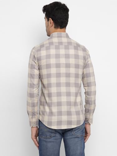 Image of Allen Cooper Checks Shirts for Men - 100% Cotton Comfort Fit Casual and Formal Shirt - Breathable, Soft, Classic Style (Multiple Colors)