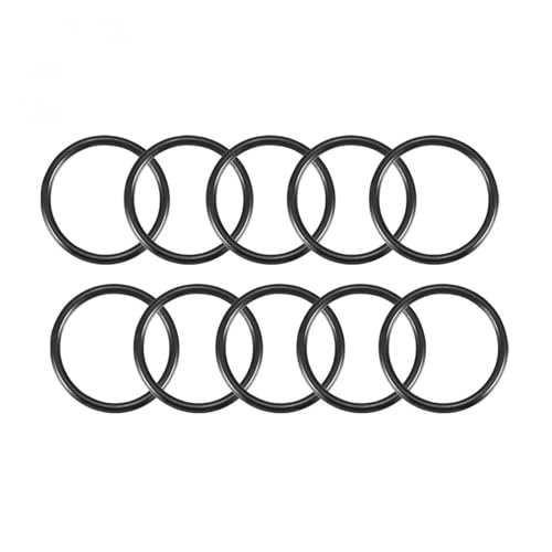 TA-VIGOR 10Pcs Nitrile Rubber O-Rings, 38mm OD 32mm ID 3mm Width Rubber Washers Spacer O-Rings Gasket kit, Metric Sealing Gasket for Hose, Faucet, Automotive, Plumbing