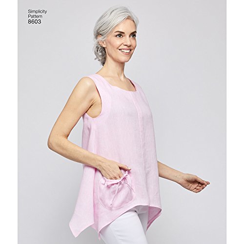Patron Creative Patterns Hauts La Simplicité A tailles XS à XL pour patrons - 4