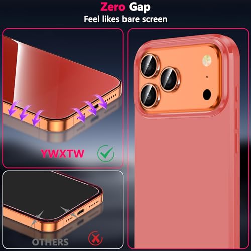 Image of YWXTW [Fashion Badge Privacy Screen Protector for iPhone 17 Pro Max 6.9 Inch 2 Pack + 1 Set Camera Lens Protector, Anti Blue Light Anti Spy 17 Pro Max Glass Screen Protector, Gradient Purple