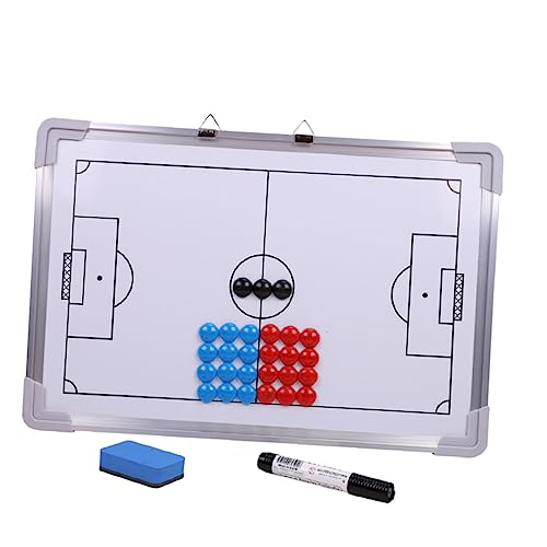 balacoo Training Board Football Magnetic Aluminum Alloy Wall Mountable 27 Magnets Eraser Marker Pen Ideal for Soccer Practice