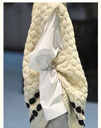 Punk Skeleton Hand Bangle Bracelet for Women Girls Men Cool Skull Bracelets Wristband Bracelet Cuffs Bangle Gothic Jewelry Gifts Halloween4