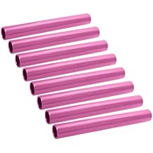 GOGO 8 Pieces Official Aluminum Track & Field Races Relay Batons