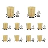 EKIONBY (10 PCS) 04152-YZZA5 Engine Oil Filter Kit compatible for Toyota 4Runner Tundra FJ Cruiser