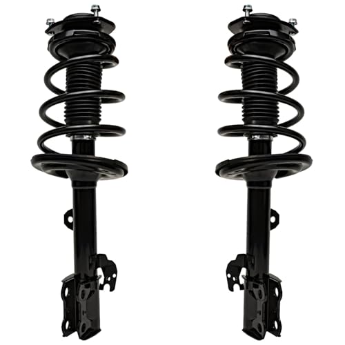 Image of Detroit Axle - FWD Front and Rear Struts w /Coil Spring Lower Control Arm + Sway Bars Tie Rods Suspension Kit for 2009-2012 Toyota Venza