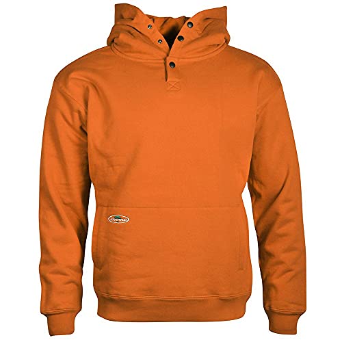 Arborwear 100% Cotton Fleece Hooded Pullover Sweatshirts For Men - Heavy Duty Hoodies For Men With Handwarmer Pouch