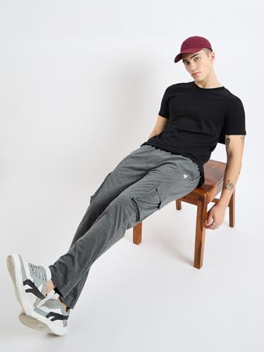 Image of Modeve Men's Cargo Style Solid Trackpant