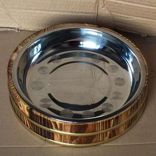 Plato Mixto de Sushi y Arroz 24cm de Madera Carbonizada miniatura 7
